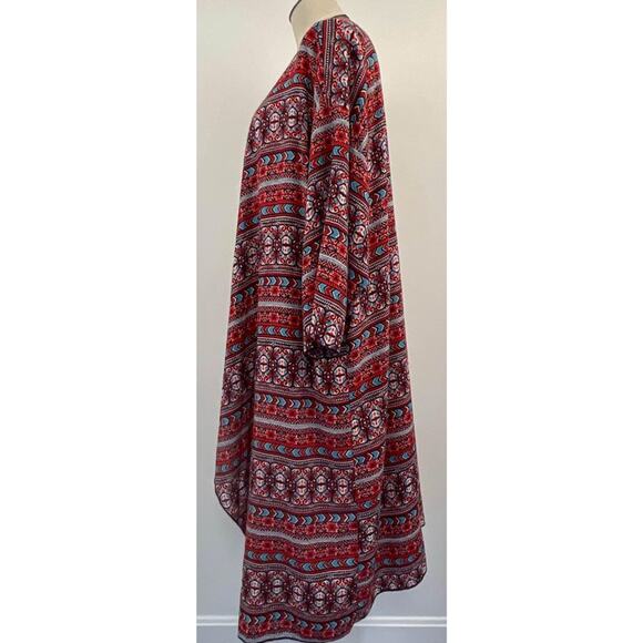 Lularoe Womans Long Jacket/kimono size Large - Picture 3 of 6